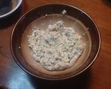 柿とヒジキで☆秋の白和え♪作り方5写真