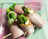 アスパラのハムチーズ巻き♪作り方5写真