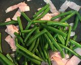 簡単！焦がし醤油のインゲンとベーコン炒め作り方4写真