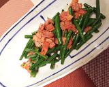 簡単！焦がし醤油のインゲンとベーコン炒め作り方6写真