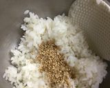 白ごまごはん(昆布風味)作り方3写真