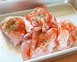 塩麹鶏の香味焼き ☆ トマトソース添え作り方3写真