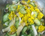 秋の味覚☆菊花の酢の物エリンギを入れて作り方10写真