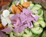 秋のフルーツサラダ作り方1写真