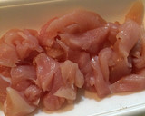 鶏ささみと豆苗のにんにく塩炒め作り方3写真