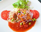 塩麹鶏の香味焼き ☆ トマトソース添え作り方8写真