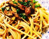 ドライポルチーニでじゅ〜しぃ☆蕎麦パスタ作り方10写真