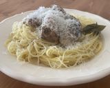 速攻：イワシのパスタ　カペリーニで作り方4写真