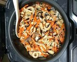 人参とひじきの炊き込みご飯作り方6写真