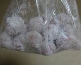 簡単♫薄紫色✿紫芋のスノーボールクッキー作り方8写真