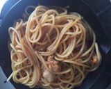 スキレットで作るチキン焼きナポリタン作り方3写真