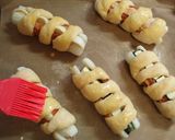 くるくる巻き巻きちくわコロネ♪作り方6写真