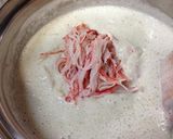 ワンポットパスタで里芋のかにみそグラタン作り方5写真