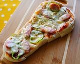 ナンちゃってピザ③もち明太ツナマヨ作り方7写真