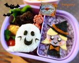 ハロウィン☆キャラ弁 魔女っ子作り方6写真