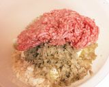 簡単！ハンバーグ風作り方1写真