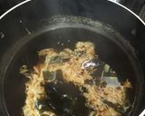 卵がふわふわ♡ワカメうどん作り方3写真