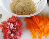 ★栄養満点♪♪野菜パパイヤのきんぴら～♥作り方4写真