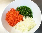 母直伝☆ご飯がススム！挽肉オムレツ☆作り方1写真