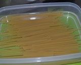 ワンポットパスタ～水漬け時短ナポリタン作り方1写真