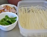 ワンポットパスタ～水漬け時短ナポリタン作り方2写真