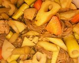 油なしヘルシー炒り鶏作り方5写真