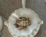 高菜明太漬入り手作り餃子作り方6写真