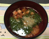 簡単！トロロめかぶとトマトのお吸い物♪作り方4写真