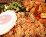 トマトの炊き込み御飯。作り方3写真