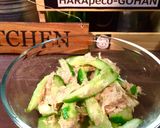 きゅうりとセロリとツナの和え物。作り方3写真