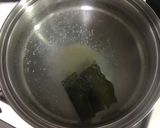 簡単！水菜とキノコあっさり春雨スープ作り方2写真