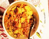 カレーからコロッケ同時にお弁当おかず作り方1写真