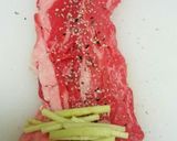 本わさびの牛肉巻き作り方2写真