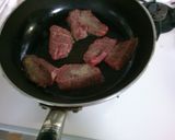 簡単 牛肉と さつま揚げのめんつゆ炒め！作り方2写真