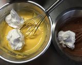 2層❤パンプキン&チョコシフォンケーキ作り方18写真