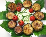 節約余り食材で☆鶏挽納豆の茄子挟み焼き☆作り方9写真