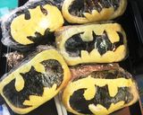 キャラ弁 バットマンおにぎり♡作り方3写真