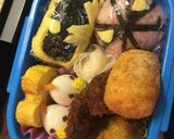 キャラ弁 バットマンおにぎり♡作り方4写真