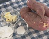 旬食まんたん さつまいもの茶きん絞り作り方2写真