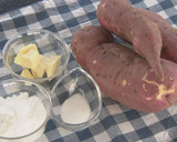 旬食まんたん さつまいもの茶きん絞り作り方2写真
