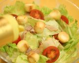 ＊カリカリ麩のクルトン入り＊BLTサラダ作り方3写真