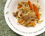 時短！もやし・肉・にんじんのプルコギ風♪作り方5写真