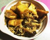 厚揚げステーキwithキノコ作り方7写真