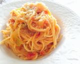 体に優しい♡美味簡単トマトクリームパスタ作り方7写真