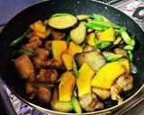 牛肉と夏野菜のオイスター炒め作り方7写真