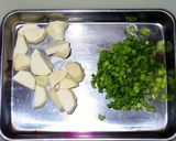 今日の朝粥☆里芋と蕪の葉のお粥☆作り方2写真