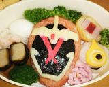 仮面ﾗｲﾀﾞｰｺﾞｰｽﾄ～ﾑｻｼ魂～弁当作り方5写真