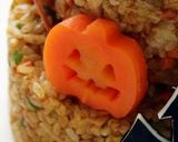 パーティーに*ハロウィンのご飯ケーキ作り方4写真