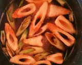 ちくわ&長葱&揚げ玉♡なんちゃって卵とじ作り方3写真