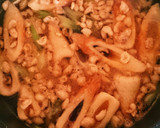 ちくわ&長葱&揚げ玉♡なんちゃって卵とじ作り方4写真
